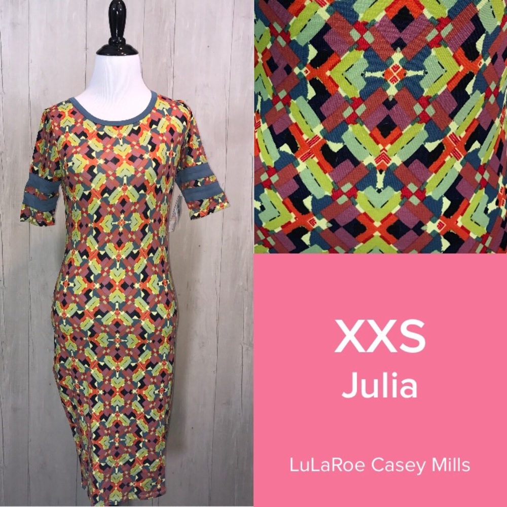 LuLaRoe Julia Fitted Dress